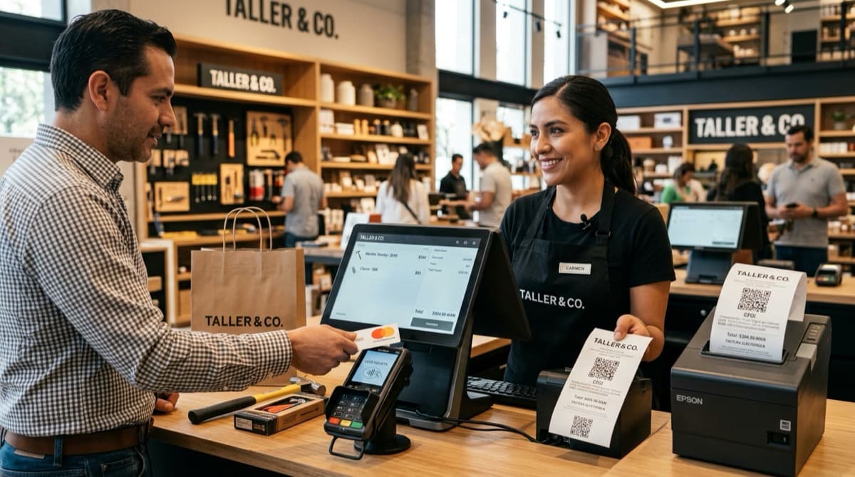Cómo automatizar la emisión de CFDI en tu punto de venta físico para eliminar errores de captura y cumplir con el SAT en 2026